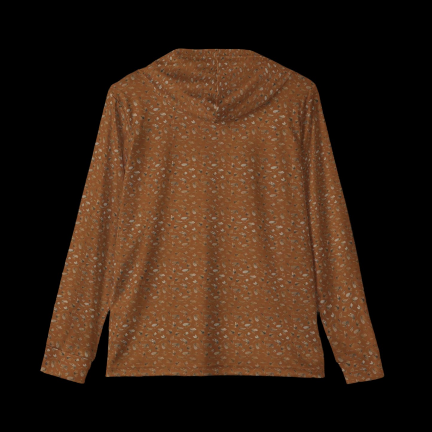 Fly Pattern Light Brown Lightweight Performance Sun Shirt