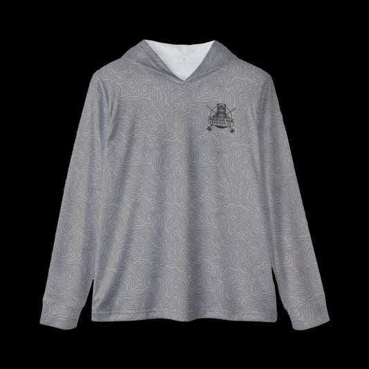 Topographic Gray Fishing Sun Shirt – Mountain Man Provision Co.